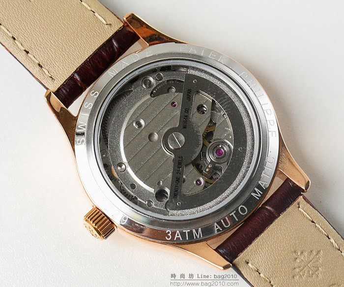 百達翡麗PATEK PHILPPE LS精品 新款 進口全自動機械機芯 316精鋼表殼 小牛皮錶帶 高端情侶對表  wssb3626